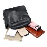 Leather Women Backpack School Backpacks Zipper School Bag For Girls