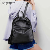 Leather Women Backpack Shoulder Bag Large Capacity Knapsack