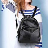 Leather Women Backpack Shoulder Bag Large Capacity Knapsack