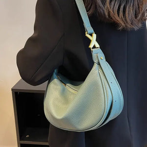 Leisure Armpit Messenger Women's Bag Solid Shoulder Travel Bag