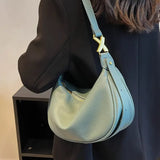 Leisure Armpit Messenger Women's Bag Solid Shoulder Travel Bag