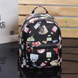 Butterfly Flower Children's Backpack PU Leather Mini Backpack