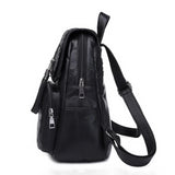 Leisure Women's Backpack Soft PU Leather Handbag Shoulder Bag Travel Schoolbags