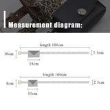 Leopard Print Ladies Belt Bag Vintage Waist Belt Bags Mobile Phone Pocket PU Lea