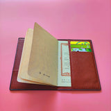 Leopard Print Passport Cover Travel Ticket Holder Case Pouch