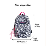 Leopard Women Backpack Harajuku Female School College Student Schoolbag