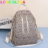4 in 1 Women's Backpack Shoulder Crossbody Bag PU Leather Bagpack