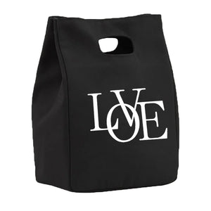Letter Print Lunch Bag Insulated Thermal Breakfast Portable