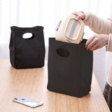 Letter Print Lunch Bag Insulated Thermal Breakfast Portable