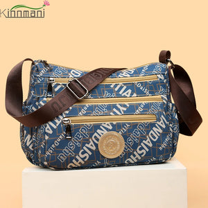 Letter Print Women Handbag Large Capacity Casual Travel Bags