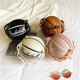 Soccer Basketball Crossbody Bag Round Small Shoulder Bag