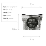 Portable Printed Cosmetic Organizer Bag for Women