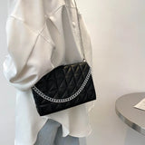 Lingge Chains Women Shoulder Bags Quilted Handbags Crossbody