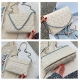 Lingge Chains Women Shoulder Bags Quilted Handbags Crossbody