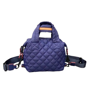 Lingge Quilted Crossbody Bag Nylon Shoulder Large Tote Sac