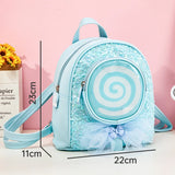 Girl Sequin Lollipop Backpack with LED Lights