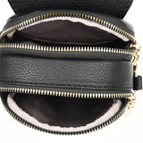 Lock Shoulder Bags Vertical Double-Layer Solid Ladies Messenger