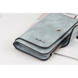 Long Women Wallet High PU Lady Purses Nubuck Leather Ladies Clutch Wallet