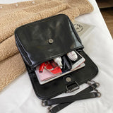 Lozenge Shoulder Bag Women Chains Armpit Bag Crossbody Solid Handbags