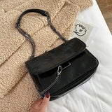 Lozenge Shoulder Bag Women Chains Armpit Bag Crossbody Solid Handbags