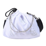 Luminous Butterfly Messenger Bag Women Drawstring Chain Shoulder Pouch