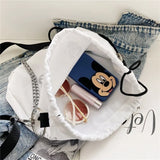 Luminous Butterfly Chain Shoulder Pouch