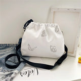 Luminous Butterfly Chain Shoulder Pouch