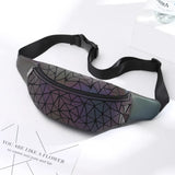 Luminous Waist Bags Women Waist Fanny Packs Belt Bag Leather