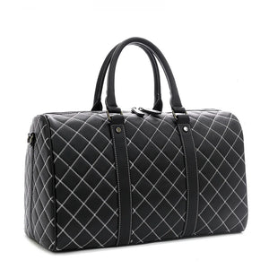 Men's Leather Travel Handbag Business Luggage Organizer Gym Bag