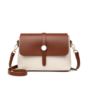 Small Leather Shoulder Bag Soft Cowhide Female Messenger Bag Sac