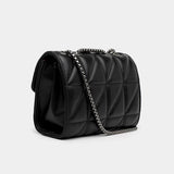 Leather Chain Crossbody Bags For Women Handbags Purses Small Shoulder