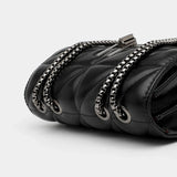 Leather Chain Crossbody Bags For Women Handbags Purses Small Shoulder