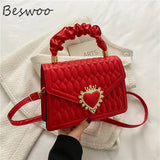 Embossed Crossbody Bags for Women Top-handle Shoulder Bag