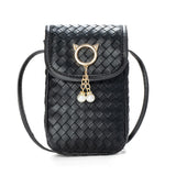 Small PU Leather Crossbody Bag for Women