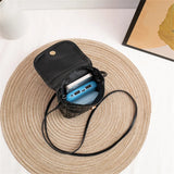 Small PU Leather Crossbody Bag for Women