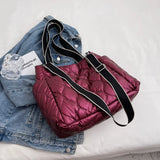 Lingge Women's Crossbody Shoulder Bag Autumn Travel Purse High Capacity Tote