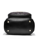 Women Soft Leather Backpack Double Zipper Shoulder Bags Outdoor Travel Totes