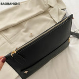 Leather Envelope Clutch Bag for Women