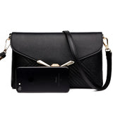 Small Leather Women Bag Crossbody Messenger Shoulder Bag Flap Bag Purse