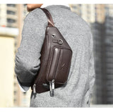 Men's Waist Bag Sports Leisure Messenger Bag Waterproof Chest Bags