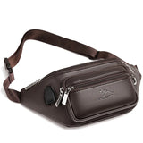 Men's Waist Bag Sports Leisure Messenger Bag Waterproof Chest Bags