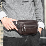 Men's Waist Bag Sports Leisure Messenger Bag Waterproof Chest Bags