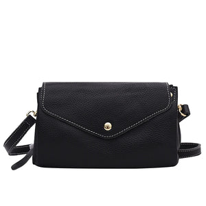 Natural Leather Women Shoulder Crossbody Bags Solid Cow Leather Handbag