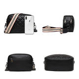 Soft Leather Crossbody Bag Casual Tote Handbag Wallet