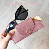 Portable Leather Women Glasses Bag for Sunglasses Case Box