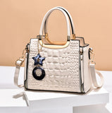 Women's Embroidered Crossbody Shoulder Bag High Messenger Handbag