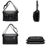 Women's Soft Leather Handbag with Shoulder Strap