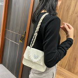 Designer PU Leather Crossbody Shoulder Bags for Women Solid Lady Totes