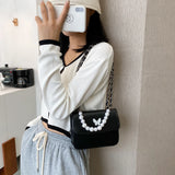 Designer PU Leather Crossbody Shoulder Bags for Women Solid Lady Totes
