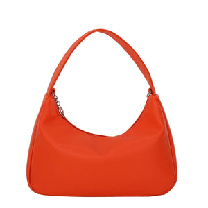 Lychee Pattern PU Leather Crossbody Bag for Women